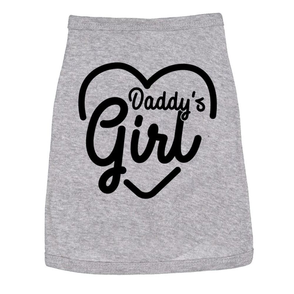 Dog Shirt Daddys Girl Cute Clothes for Family Pet